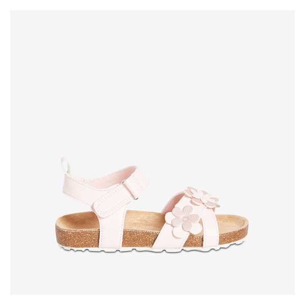 Baby Girls' Flower Applique Sandals - Pink