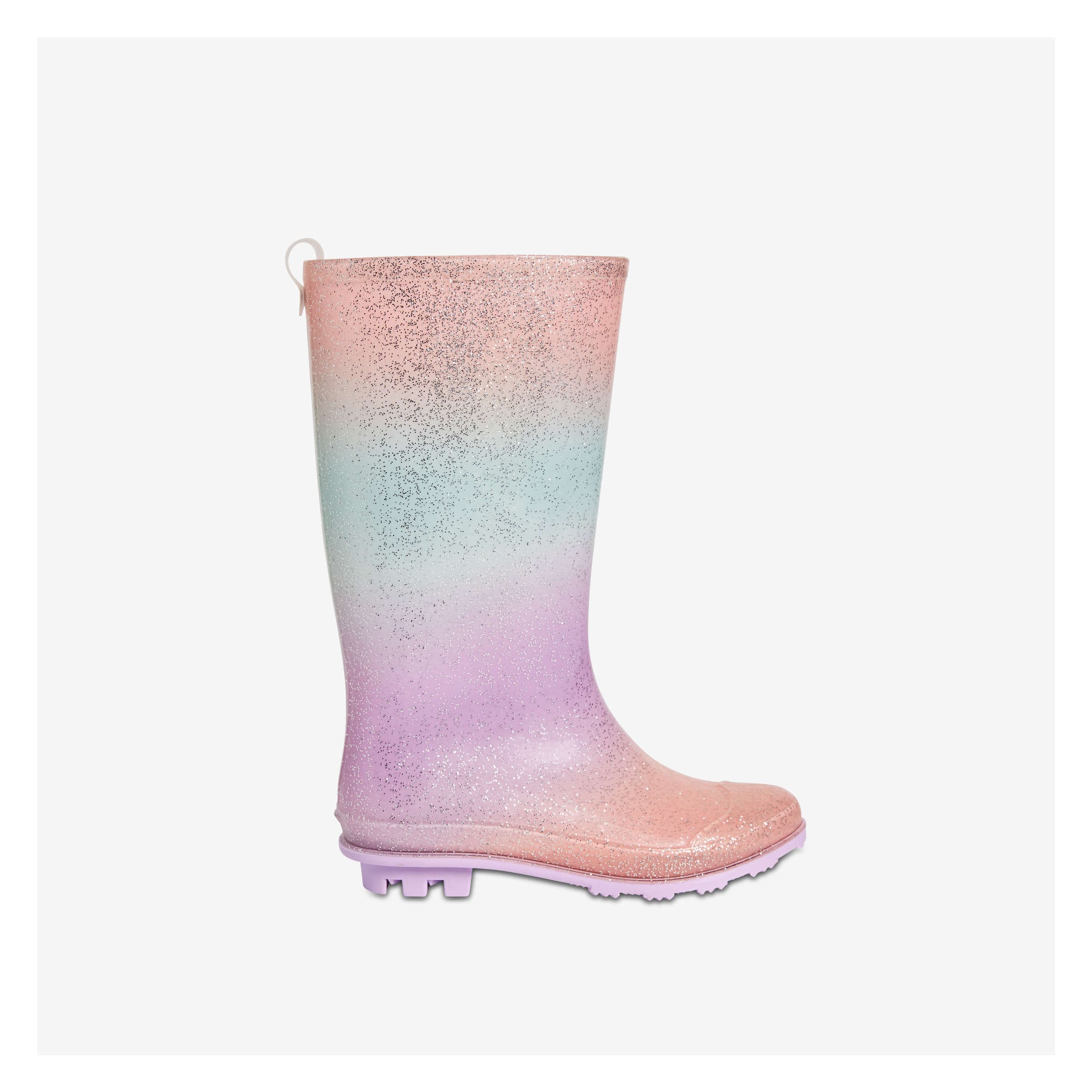 kids glitter rain boots