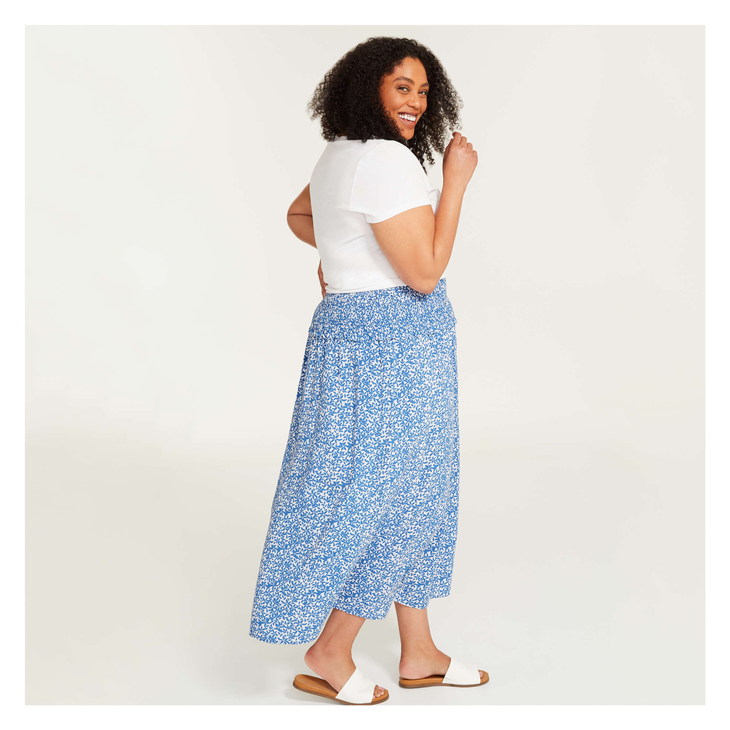 joe fresh white skirt