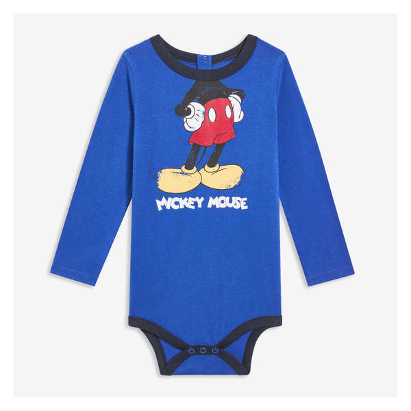 Baby Disney Mickey Mouse Bodysuit - Bright Blue