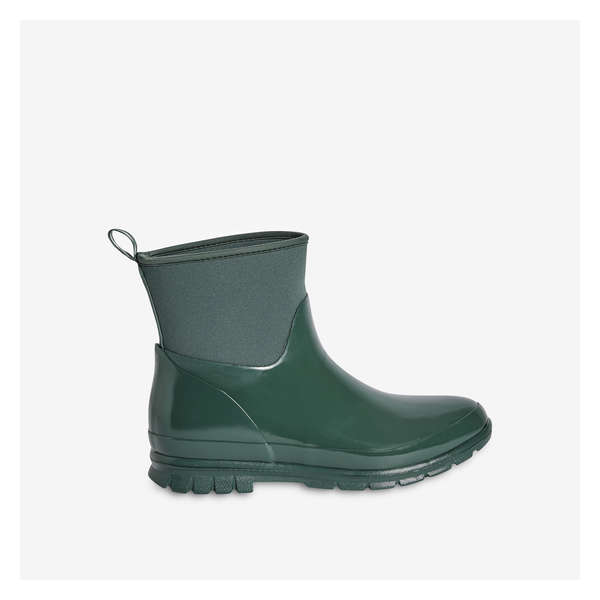 Mid-Shaft Rain Boots - Green