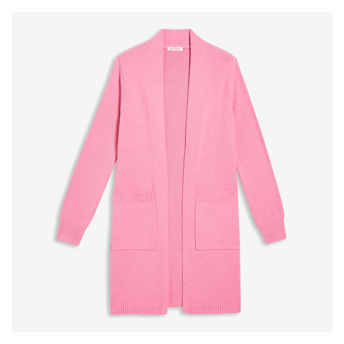 Long Cardi in Pink from Joe Fresh