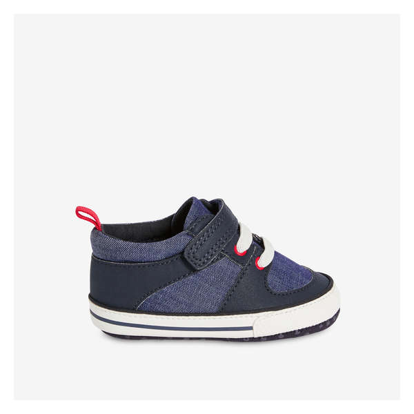 Baby Boys' Bungee Lace Sneakers - Navy Mix