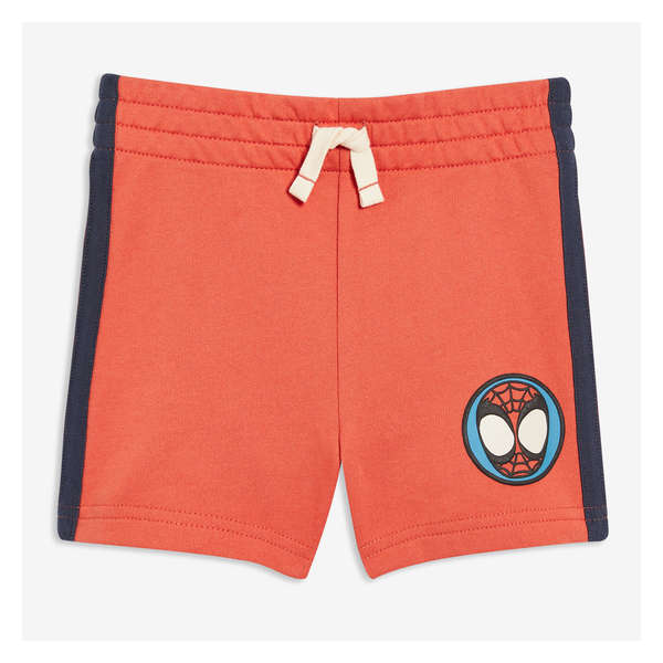 Baby Marvel Spider-Man Short - Dark Orange