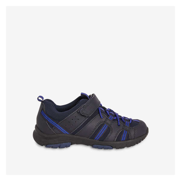Kid Boys' Bungee Lace Sneakers - Navy Mix