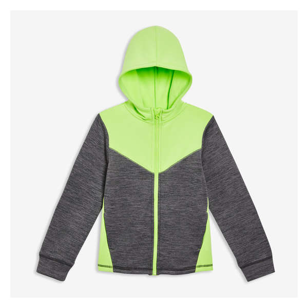 Kid Boys' Active Hoodie - Lime Green