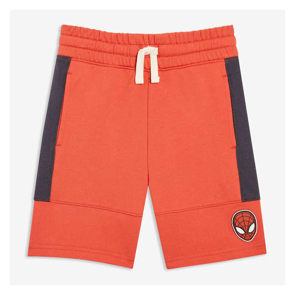 Kid Marvel Spider-Man Short - Dark Orange