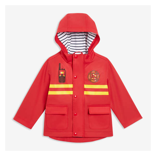 Toddler Boys' Raincoat - Red