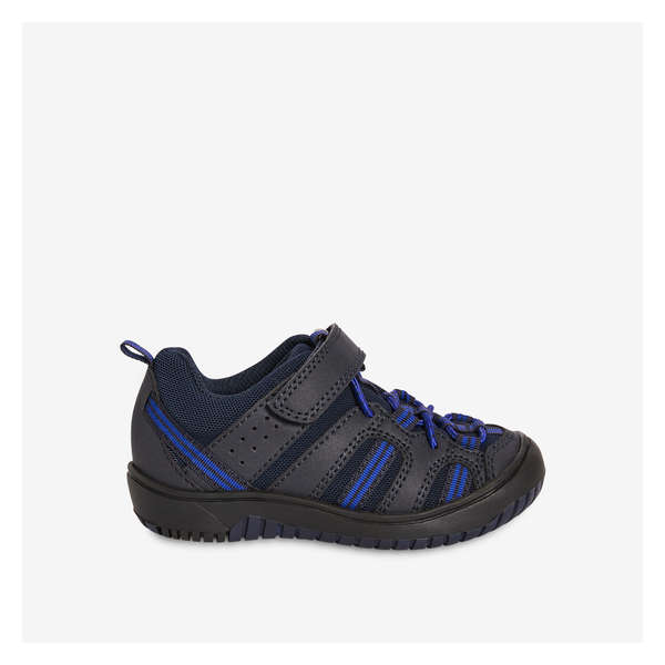 Toddler Boys' Bungee Lace Sneakers - Navy Mix