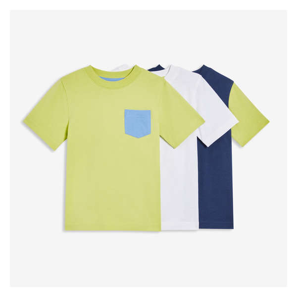 Toddler Boys' 3 Pack Tee - Light Navy