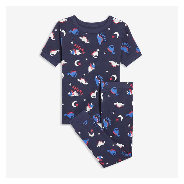 Toddler Boys' 2 Piece Sleep Set - Dark Navy