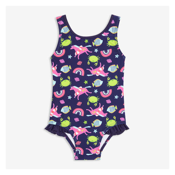 Baby Girls' Swimsuit - Navy