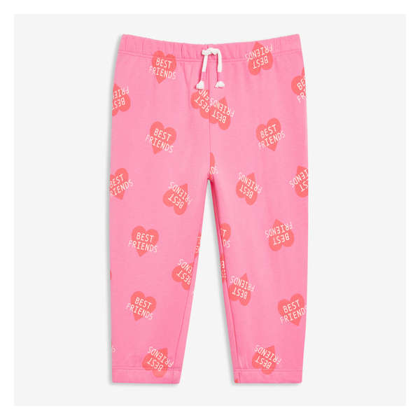 Baby Girls' Terry Jogger - Pink