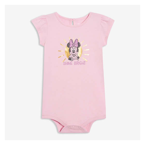 Disney Baby Minnie Mouse Bodysuit - Pale Pink