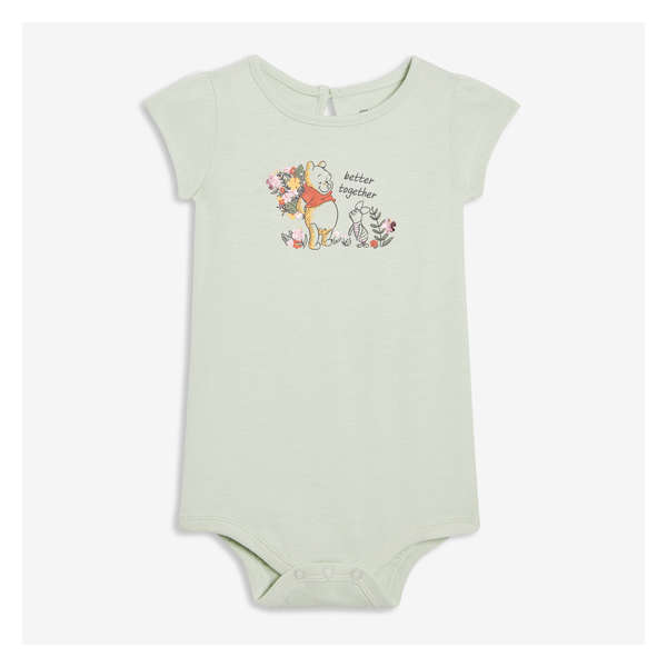 Disney Baby Winnie The Pooh Bodysuit - Mint Green