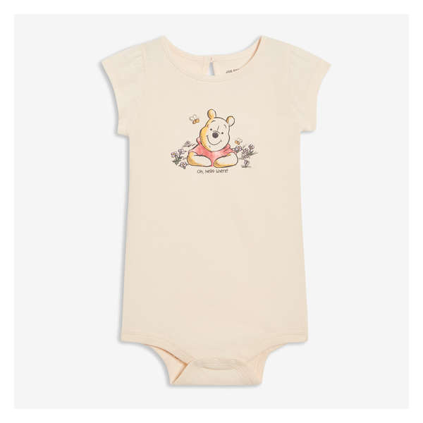 Disney Baby Winnie The Pooh Bodysuit - Cream
