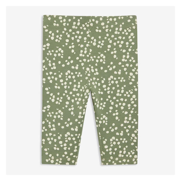 Baby Girls' Crop Legging - Khaki Green