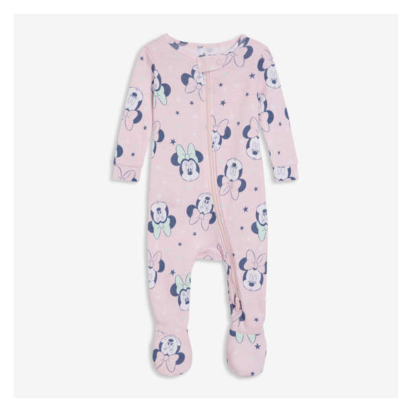 Disney Baby Minnie Mouse Footed Sleeper - Pink