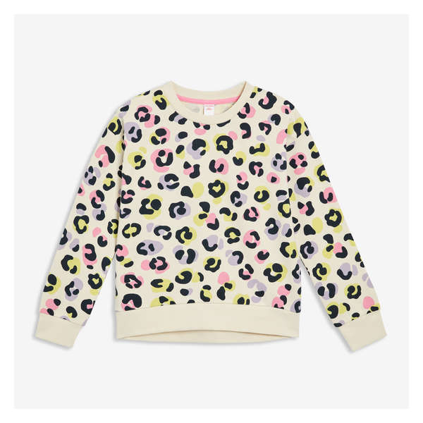 Kid Girls' Terry Pullover - Sand