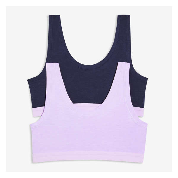 Kid Girls' 2 Pack Bralette - Lilac
