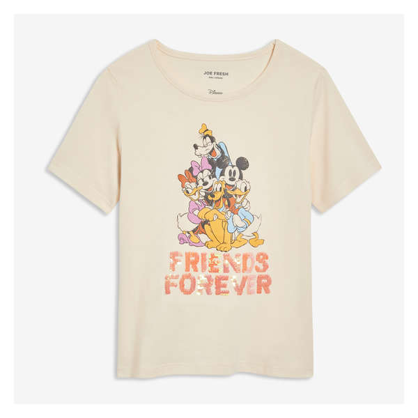 Kid Disney Friends Forever Tee - Cream