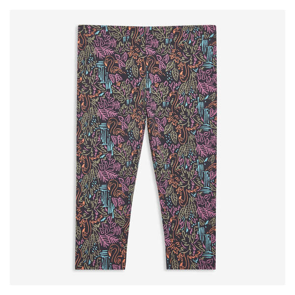 Kid Girls' Crop Legging - Charcoal
