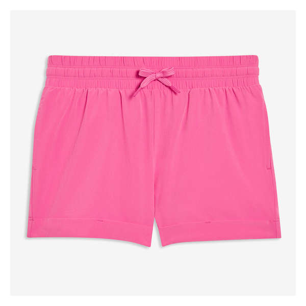 Kid Girls' Four-Way Stretch Active Short - Pink