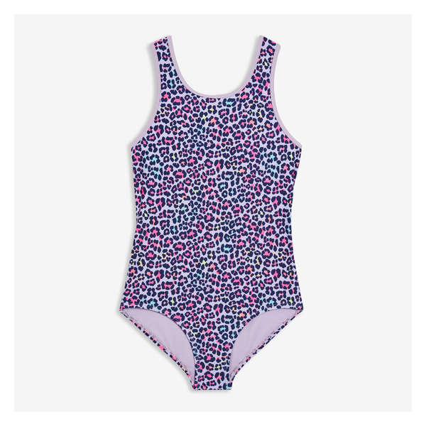 Kid Girls' Swimsuit - Pastel Purple