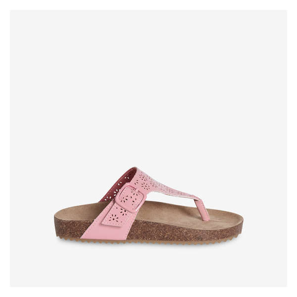 Kid Girls' Thong Strap Sandals - Pink