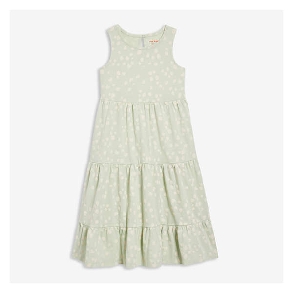 Kid Girls' Printed Dress - Mint Green