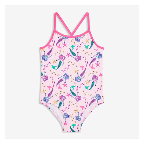Toddler Girls' Swimsuit - Light Pink