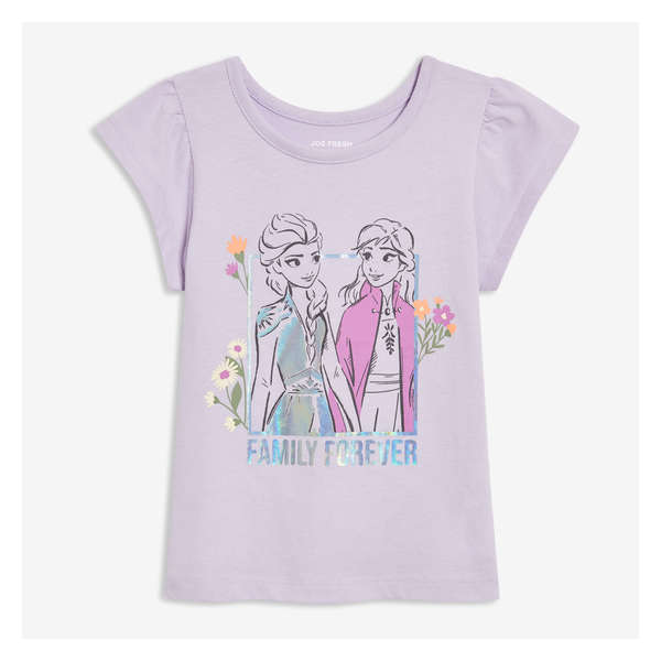 Toddler Disney Frozen Friends Tee - Lilac