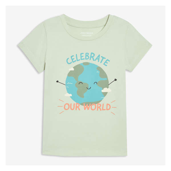 Toddler Girls' Tee - Mint Green