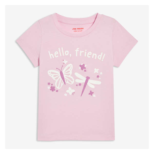 Toddler Girls' Tee - Pale Pink