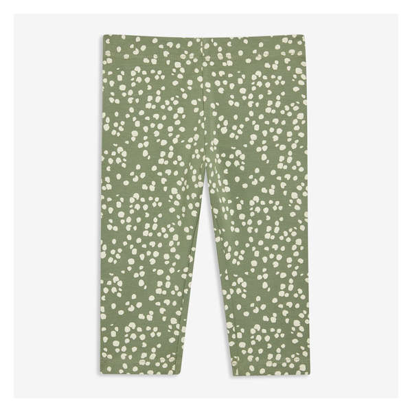 Toddler Girls' Crop Legging - Khaki Green