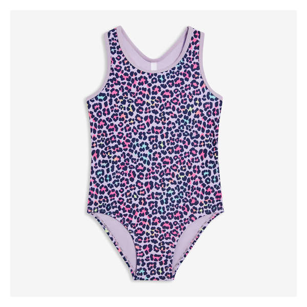 Toddler Girls' Swimsuit - Pastel Purple