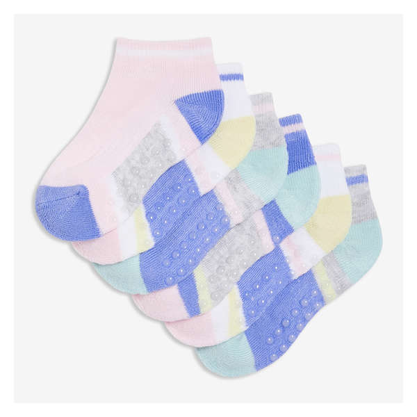Toddler Girls' 6 Pack Low-Cut Socks - Pink