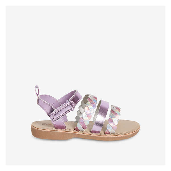 Toddler Girls' Braid Sandals - Lavender