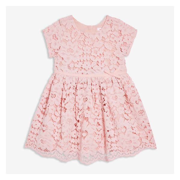 Toddler Girls' Lace Dress - Light Pink