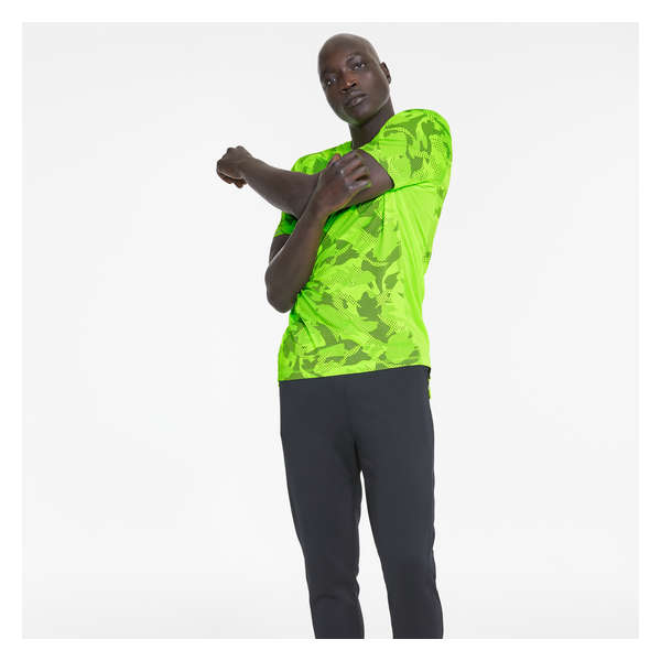 Men's Short Sleeve Active Tee - Neon Green