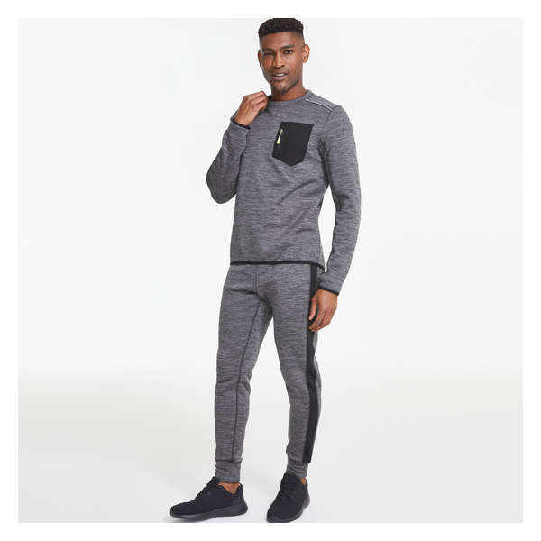 Men's Fleece Active Jogger - Dark Charcoal Mix