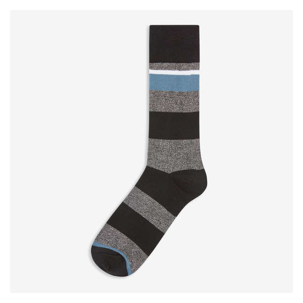 Men's Bamboo Crew Socks - Black