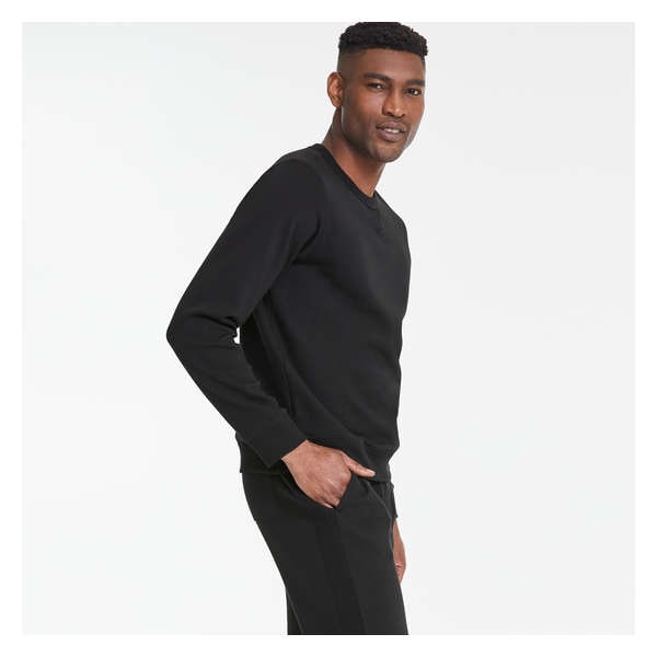 Men's Fleece Active Pullover - Black