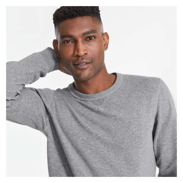 Men's Fleece Active Pullover - Grey Mix