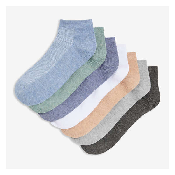 Men's 7 Pack Low-Cut Socks - Multi