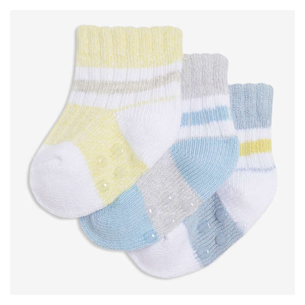 Newborn 3 Pack Boot Socks - Yellow