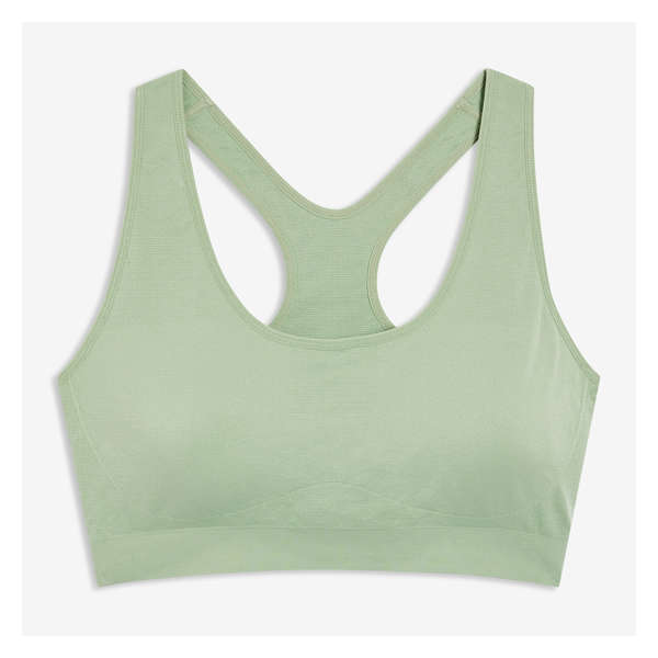 Women+ Seamless Sports Bra - Green