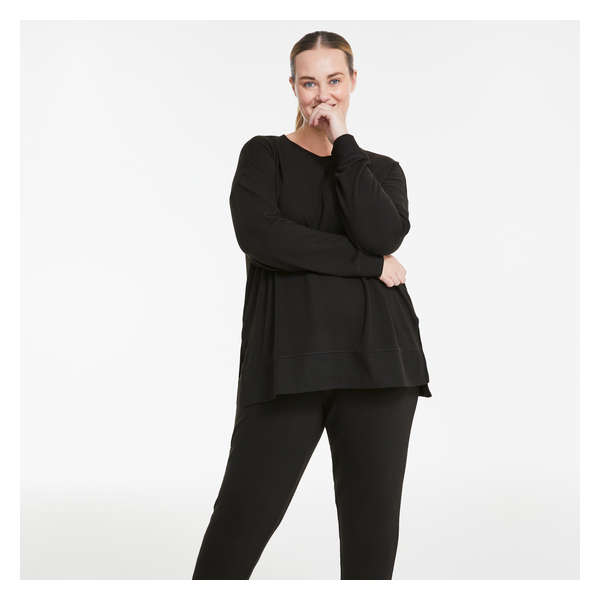 Women+ Active Pullover - Black