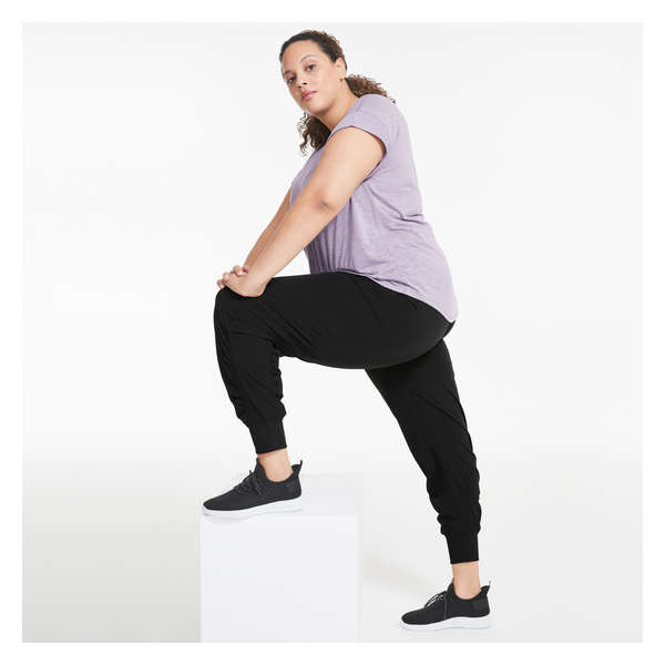 Women+ Four-Way Stretch Active Jogger - Black