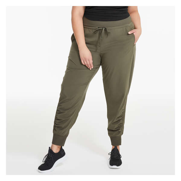 Women+ Four-Way Stretch Active Jogger - Olive